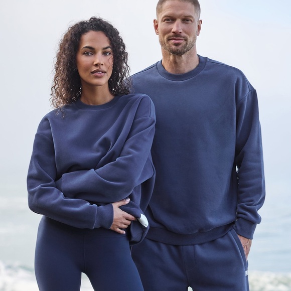 NWT Vuori Restore Oversized Crew 2.0 in French Blue - Picture 8 of 10